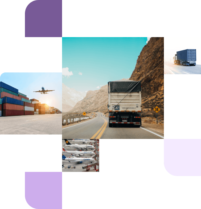 Puzzle pieces representing coordination in global shipping logistics